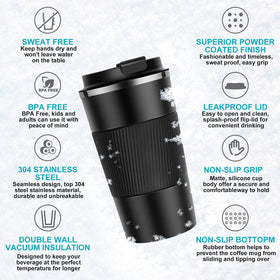 YINJOYI stainless steel tumbler durable and rust-resistant for daily use.