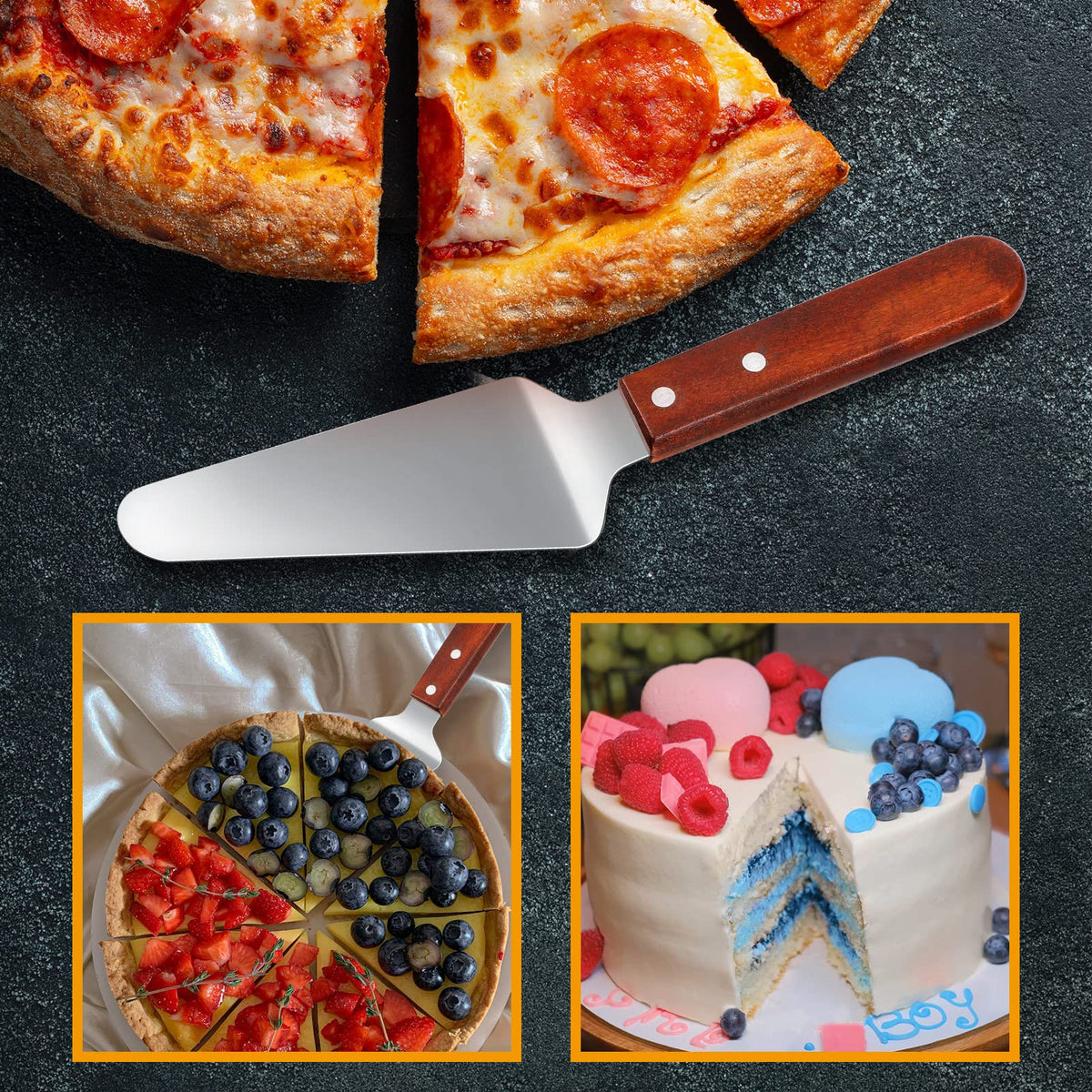 Yinkin bulk 40-pack pie servers for seamless party and catering service.