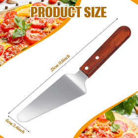 Yinkin pie spatula with stainless steel blade, 25x6 cm, built for durability.