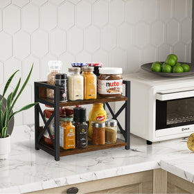 YINMIT coffee bar setup showing mug and syrup storage