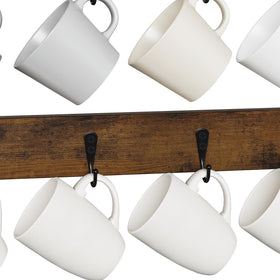 YINMIT mug rack with dimension-focused design fits small and medium cups