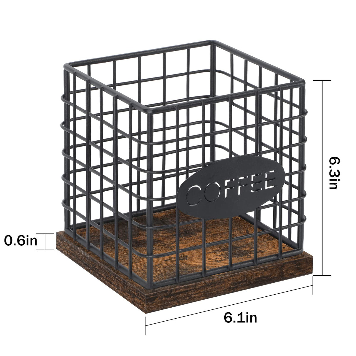 YINMIT K Cup Holder Organizer capacity closeup highlights high capacity for busy mornings.
