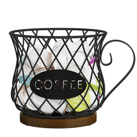 YINMIT K Cup Holder Organizer with circular grid design for orderly coffee pods.