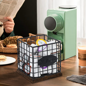 YINMIT K Cup Holder Organizer side view shows compact footprint for small kitchen spaces.