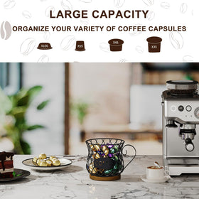 YINMIT K Cup Holder featuring wood panel adds rustic charm and storage.