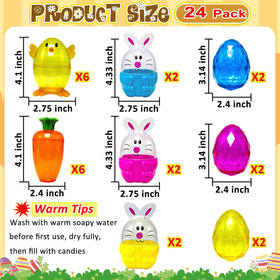 YinNorth colorful Easter containers set enhances egg hunts and classroom prizes.