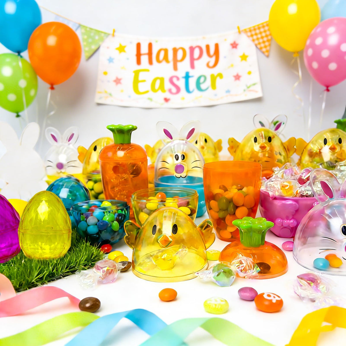 YinNorth compact boxes enable quick Easter setup and tidy storage.
