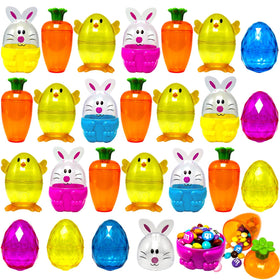 YinNorth Easter fillable carrot container for candy storage during egg hunts.