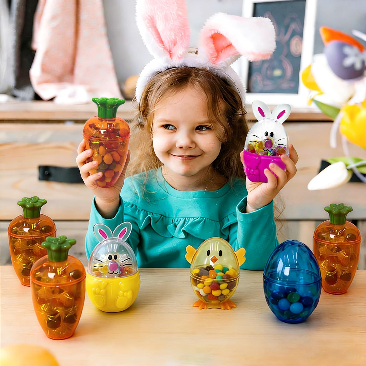 YinNorth Easter fillable diamond egg container adds festive decor and surprises.