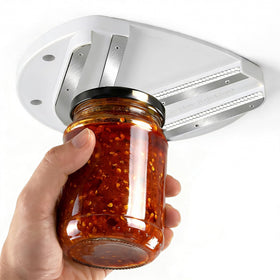 YIORTWO mount-on-cabinet jar opener under cabinet provides easy lid release.