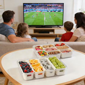 Yipaga portable snack platters make hosting on the go effortless.