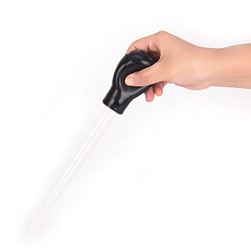 Yiphates silicone bulb offers comfortable grip during basting.