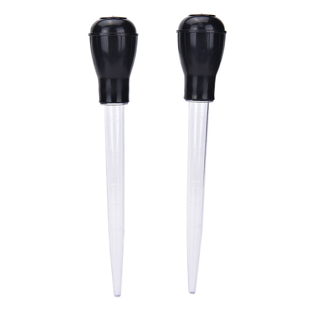 Yiphates turkey baster with silicone bulb for easy roasting juice basing.