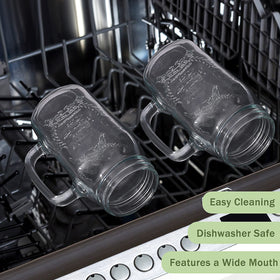 Yirilan BPA-free crystal-clear mason jar highlights drinks safely
