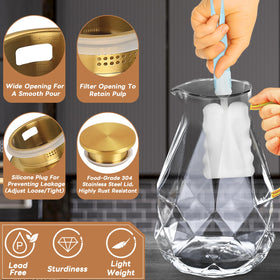Yirilan ergonomic handle provides a comfortable grip for easy pouring.