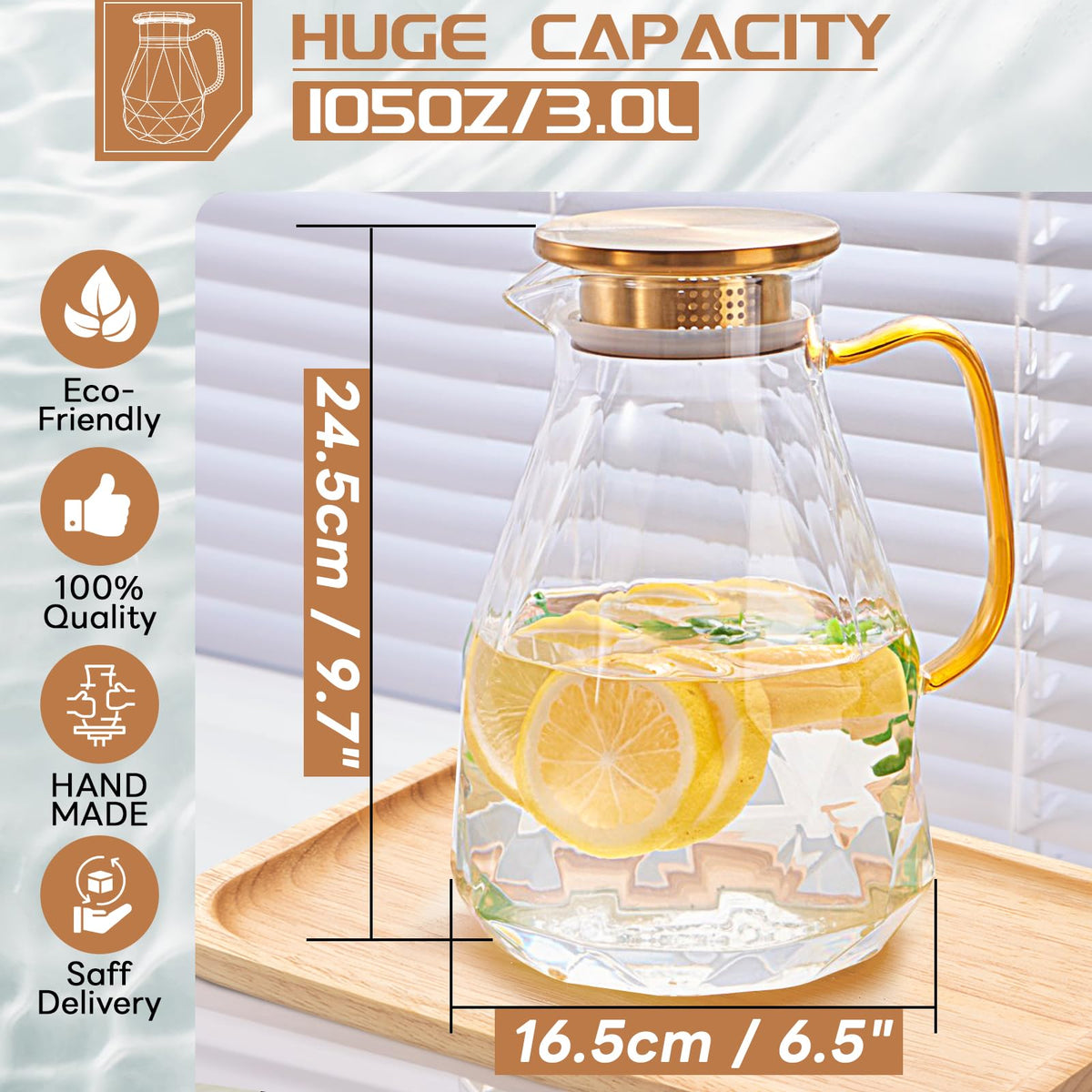 Yirilan pitcher lid stainless steel ensures a secure seal during quick pours.