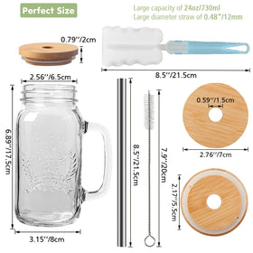 Yirilan stainless steel straws with cleaning brushes for hygienic reusability