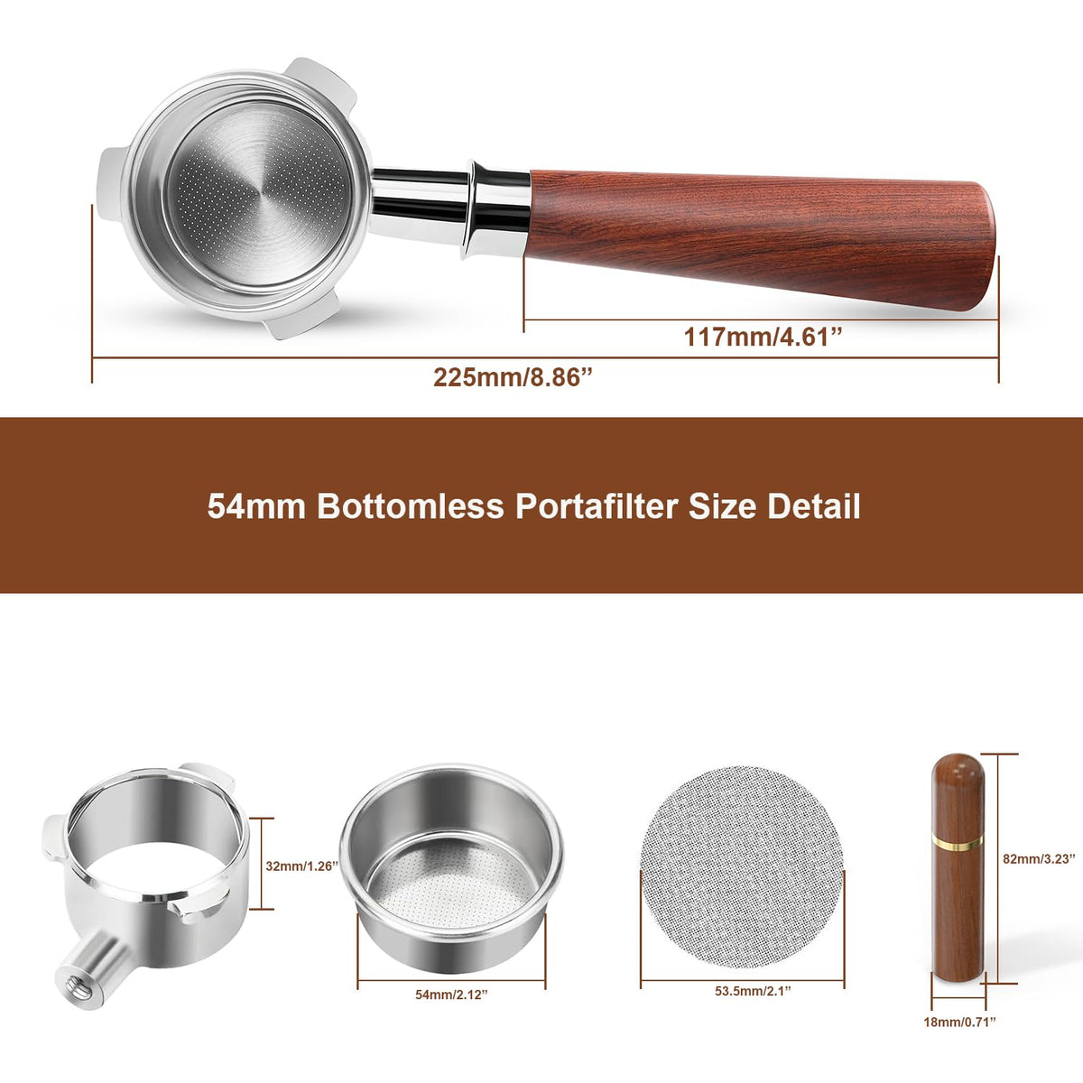 YITIHOME 54mm espresso kit makes a thoughtful gift for coffee lovers.