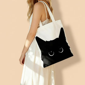 Yivona canvas tote used for groceries and daily essentials.