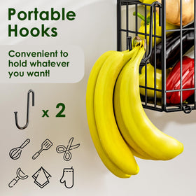 YIWANFW U-shaped access ensures easy reach and prevents items from falling.