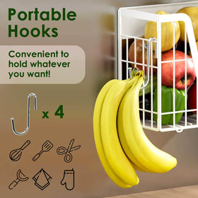 YIWANFW upgraded thick wire rack supports heavier items with durable grip.