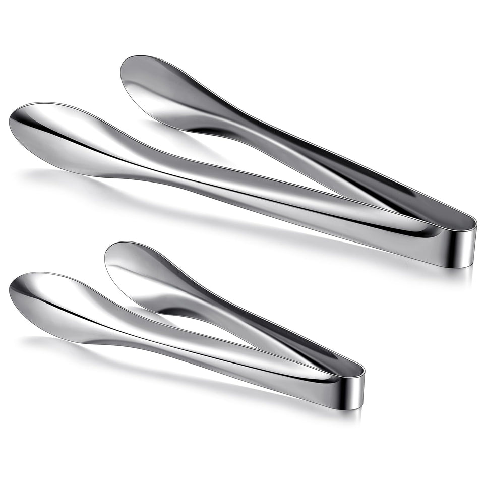 Yiyiring 9-inch tong in polished stainless for precise, effortless serving