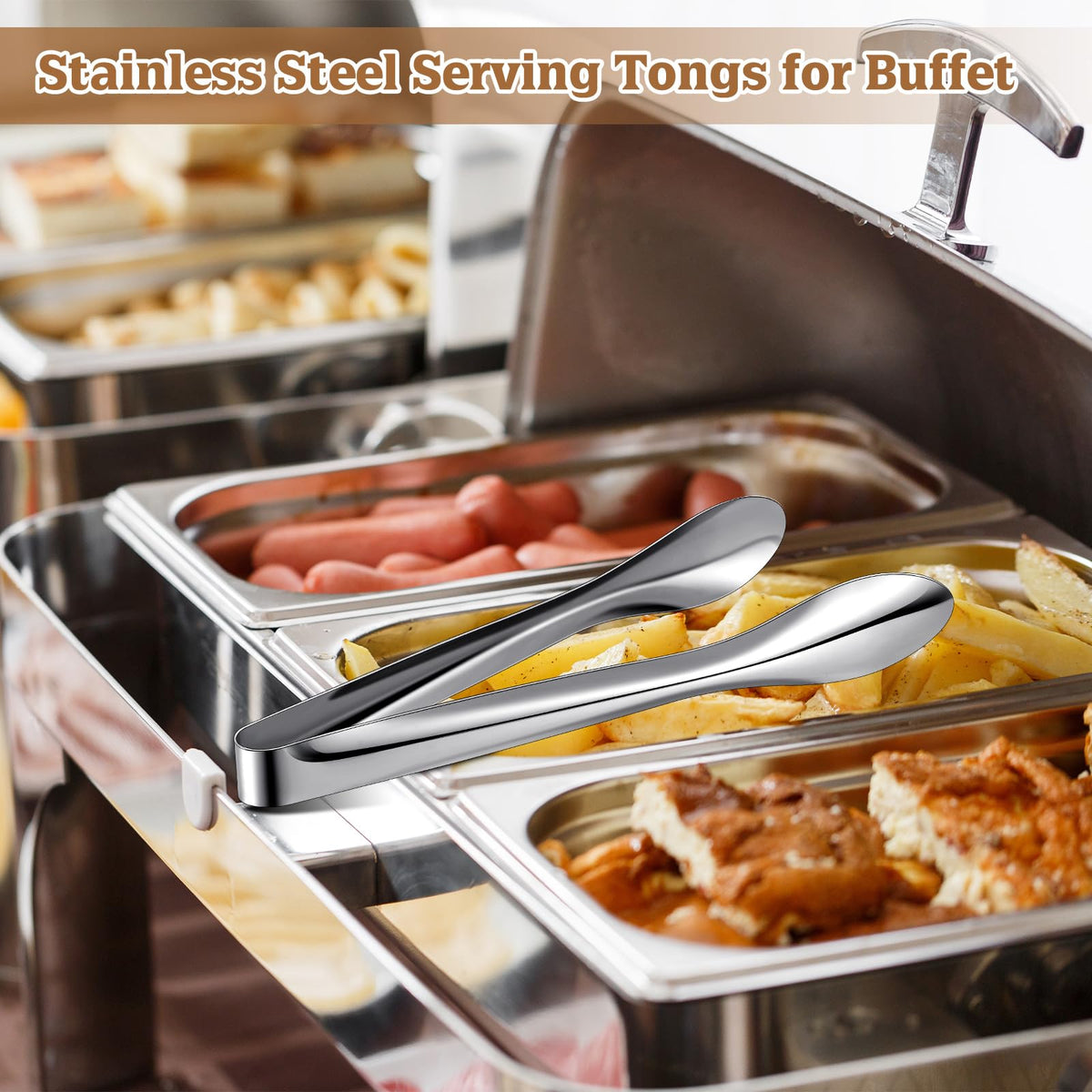 Yiyiring tongs ideal for buffet, wedding, and catering setups