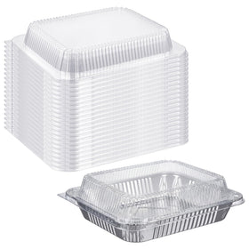 Yiyiring clear lid for 9x13 half-size pans with dome, preserves freshness.