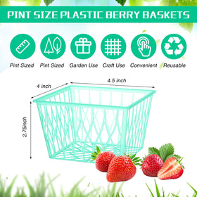 Yiyiring plastic storage basket for fruit and vegetables