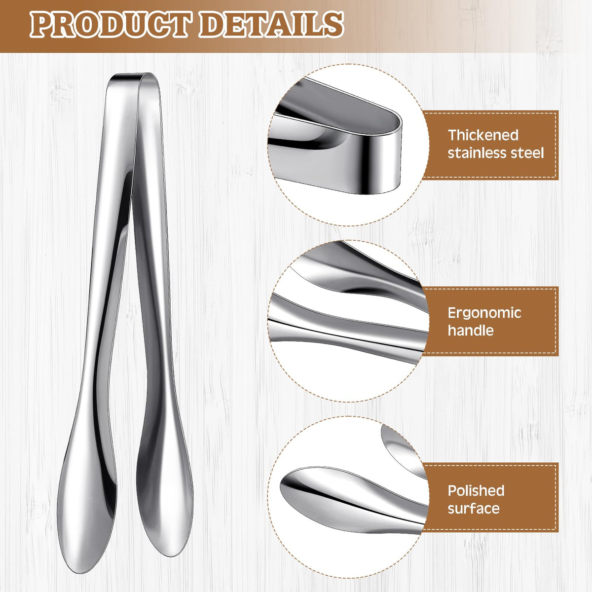 Close-up of Yiyiring polished stainless finish resisting fingerprints