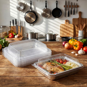 Yiyiring stackable lids for easy fridge organization and reuse.