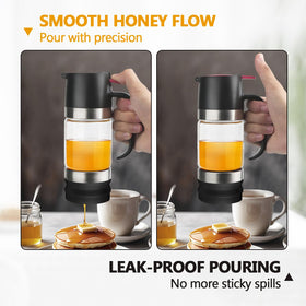 YIYOBEATFO 9-ounce jar with removable lids for easy refills.