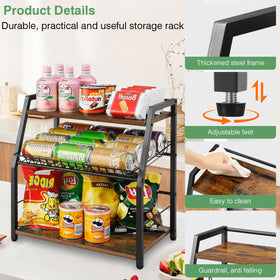 YIYYZI versatile shelf for tea, coffee, and condiments and more