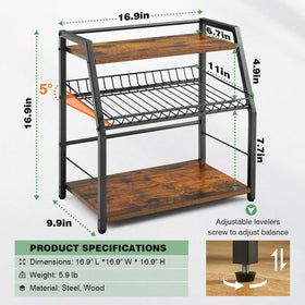 YIYYZI tilt-design organizer offers effortless can access
