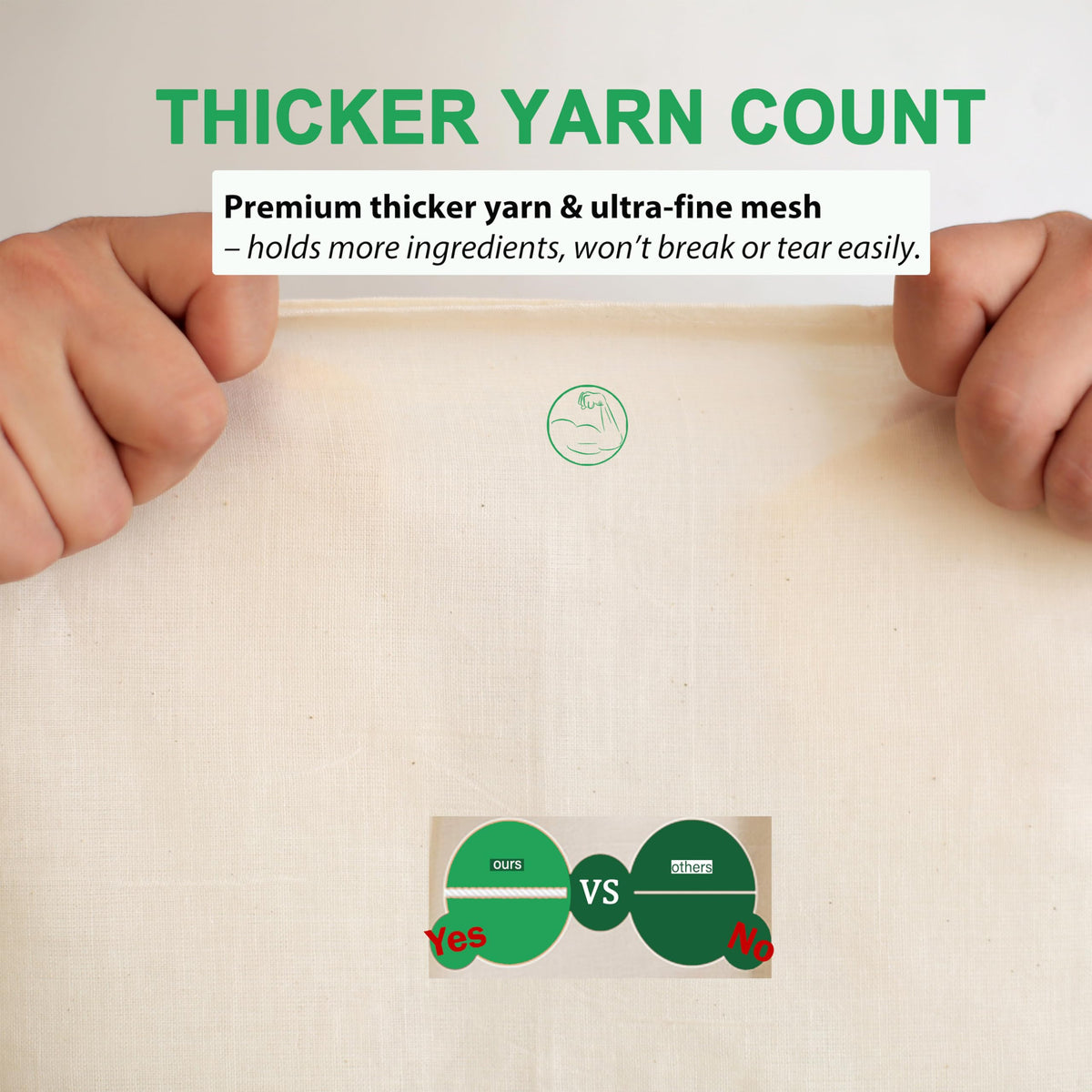YJL cheesecloth ideal for coffee filtering and fine liquid straining.