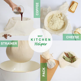 YJL cheesecloth wraps herbs for infusions and flavor extraction.