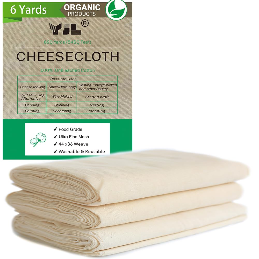YJL cheesecloth ultra-fine mesh roll for smooth straining and reuse.