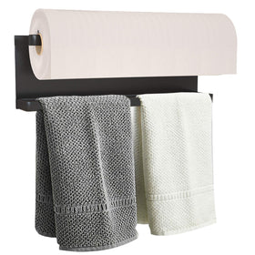 YJSMO magnetic towel holder on refrigerator for easy towel access