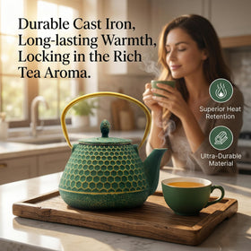 YJX teapot interior enamel highlights easy cleaning and preserved tea flavor.