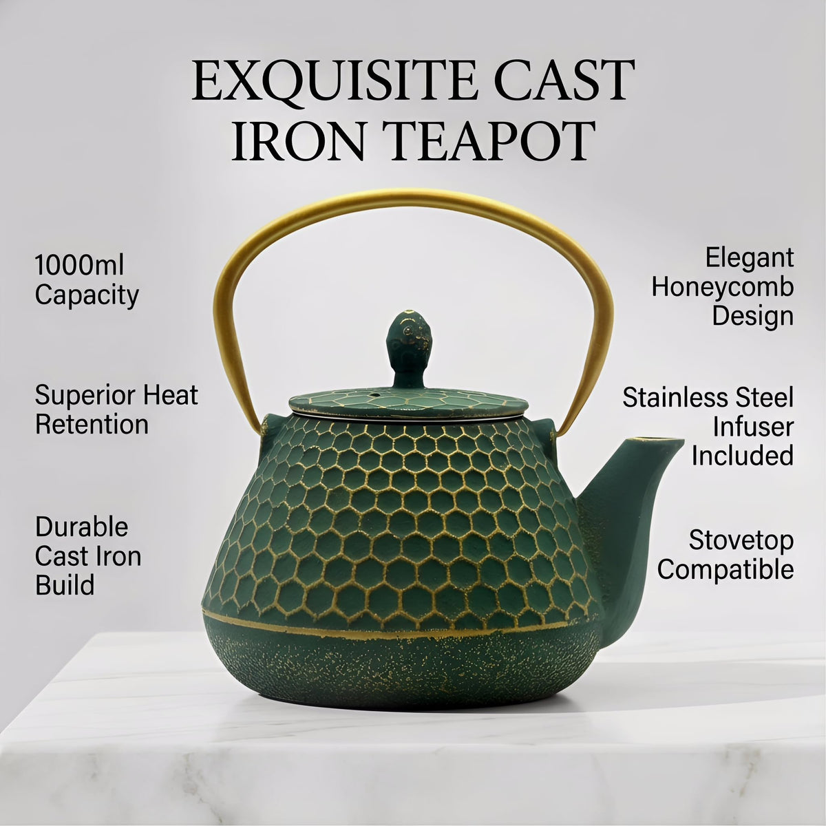 YJX teapot pouring action demonstrating a smooth, controlled pour.