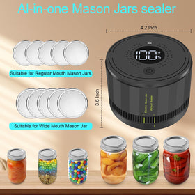 Cordless design lets you seal jars anywhere with YK Siguoril