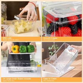 YKIOKE lids preventing dust and odors while items stay organized.