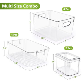 YKIOKE BPA-free PET bin offers durable, safe food storage.