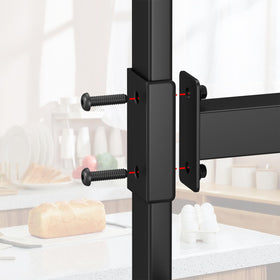 YKLSLH stable H shaped design supports heavy loads for tidy counters.