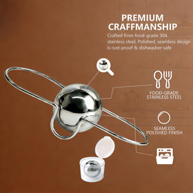 Two cooling balls with stands organized on the bar