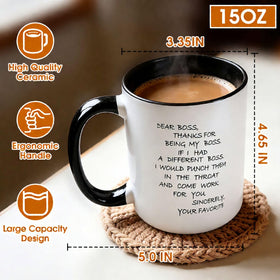YKSINX Being Your Son-In-Law mug interior view highlighting ceramic quality