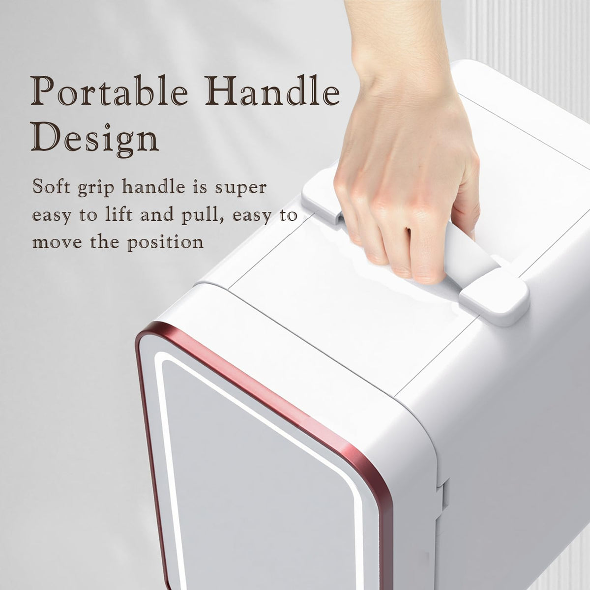 YLFU energy-efficient, Freon-free mini fridge supports eco-friendly use.