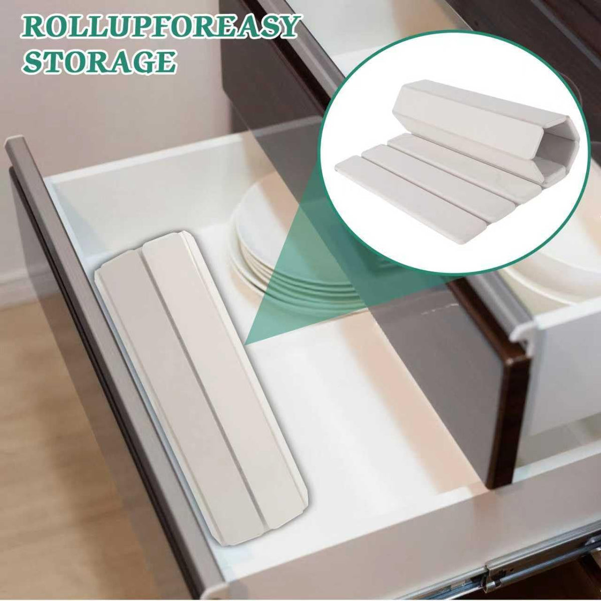 YLjindoia multi-use mat doubles as bath mat, plant saucer, or pet mat.