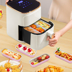 ylnurac pans with clear lids keeping treats fresh during transport