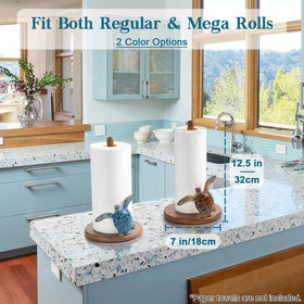 YLOVAN enlarged anti-slip base keeps the towel holder steady during use.